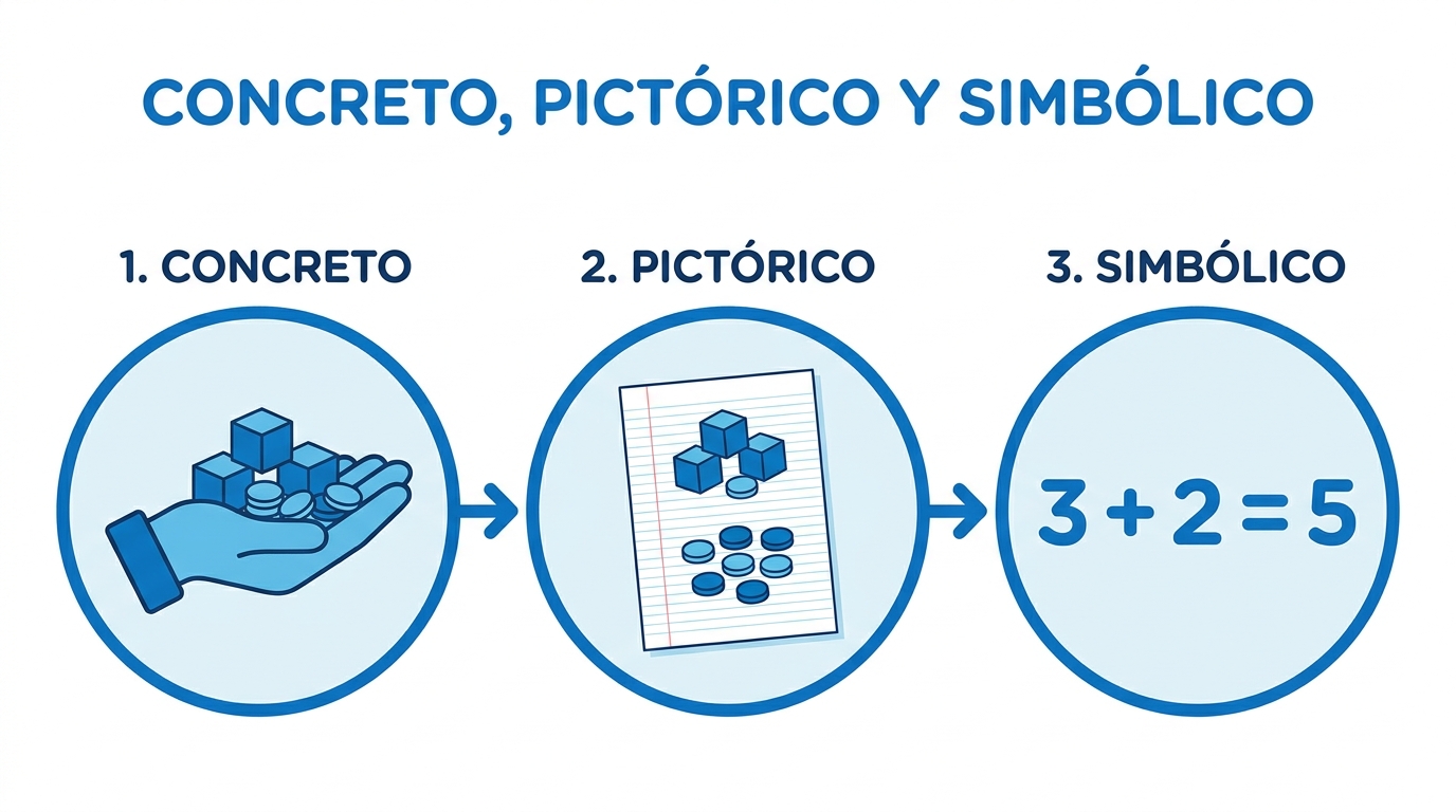 Secuencia concreto, pictórico, simbólico (COPISI)